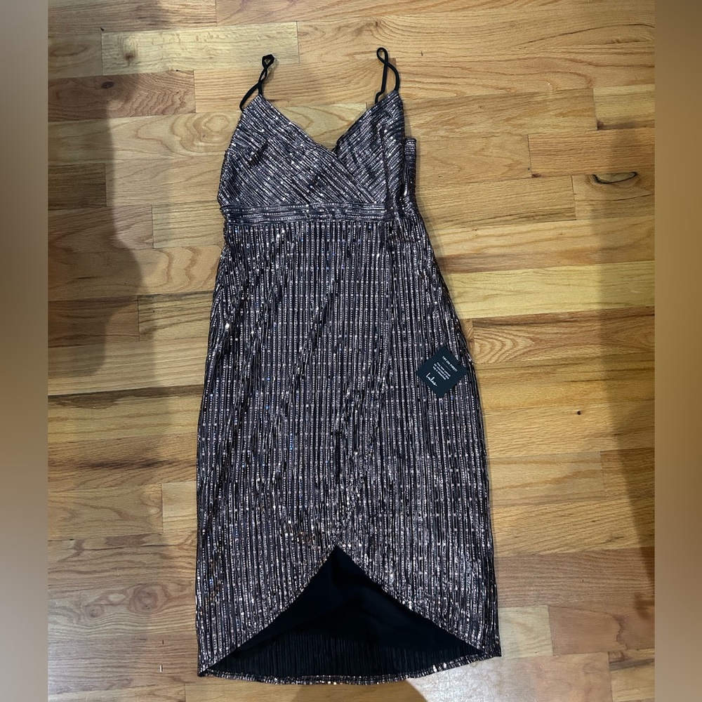 NWT Lulus Bronze Dress
